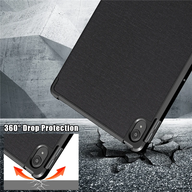 

Case For Lenovo Tab P11 TB-J606F TB-J606X / P11 Pro TB-J706F TB-J706L Soft TPU Smart Stand Back Cover Auto Wake/Sleep Feature