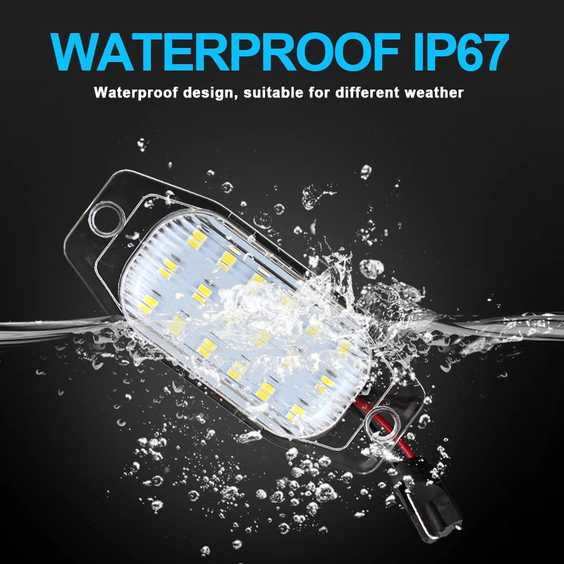 2 шт. светодиодные лампы светильник номерного знака для Lexus LX450 1996-1998 Toyota Land Cruiser FJ80