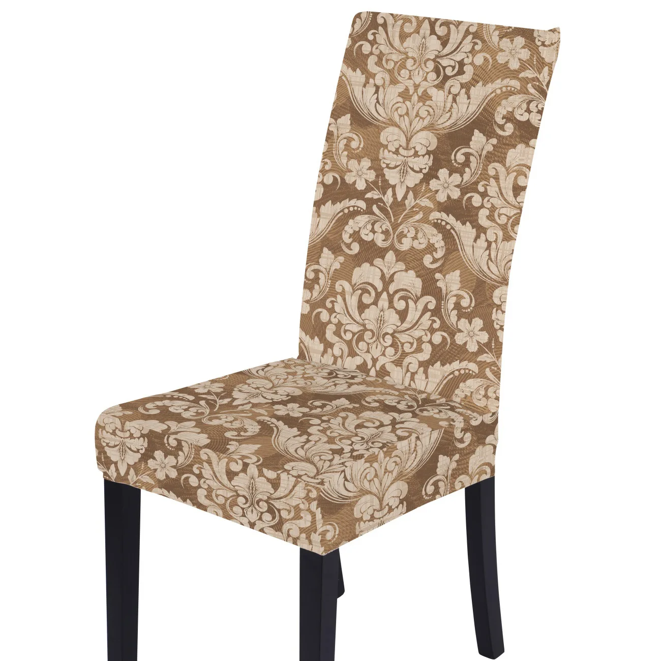 

4Pcs Geomrtric Stretch Chair Cover Elastic Universal Chair Protection Stripe Plaid Covers Wedding Hotel Printed Decoration