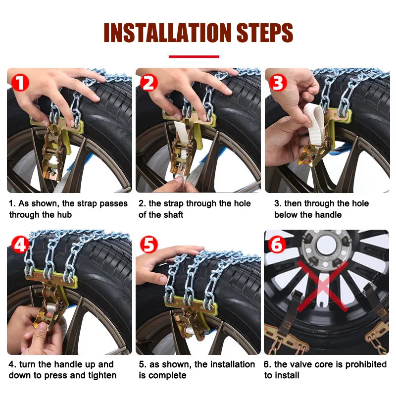 Противоскользящие цепи для автомобильных и грузовых внедорожников