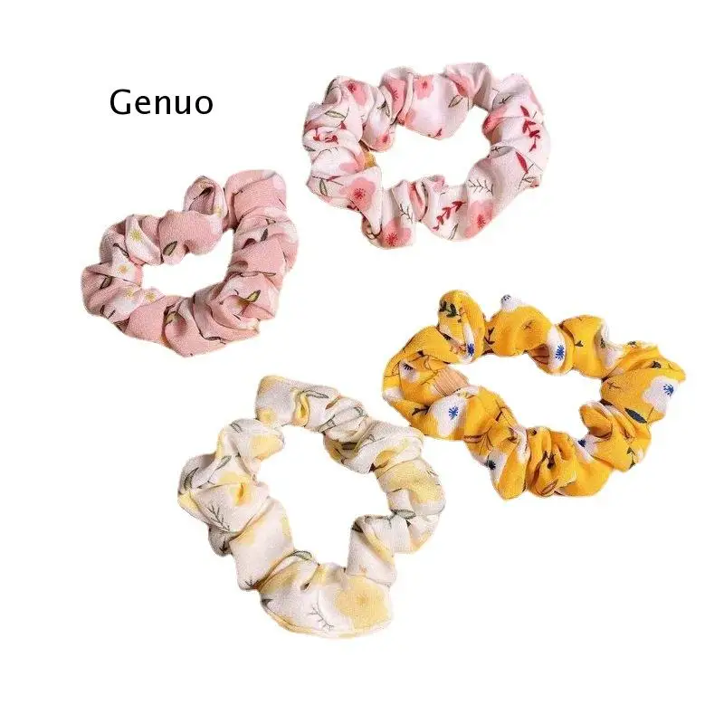 

Genuo 10Pcs/lot Hair Accessories Women Rubber Bands Scrunchies Elastic Hairbands Girls Hair Ties Headband Lace Vintage New Gum