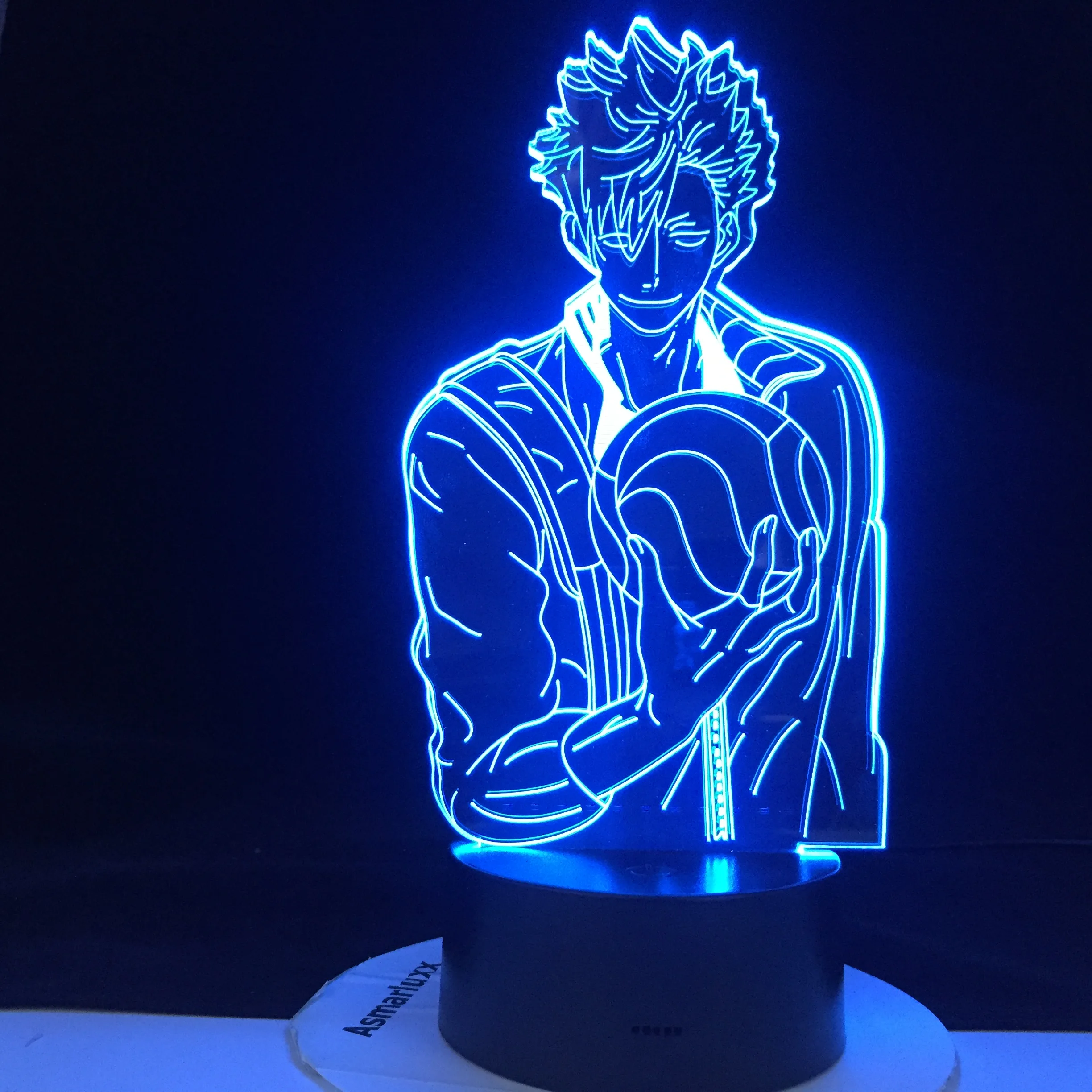 HAIKYUU TETSURO KUROO светодиодсветодиодный аниме лампа Манга подарок 3d ночсветильник в