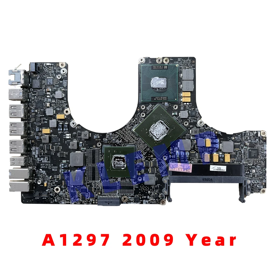 Original Testado A1297 Placa-mãe 8202610-a 820-2849-a 820-2914-a b para Macbook Pro 17 Placa Lógica 2009 2010 2011 Anos