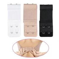 5 pcs adjustable low elastic strapless 2 hooks ladies underwear womens bra extension strap