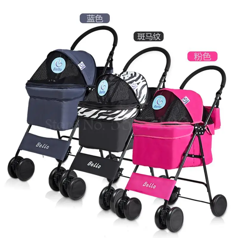 Легкая Складная Тележка для домашних животных маленькая и компактная