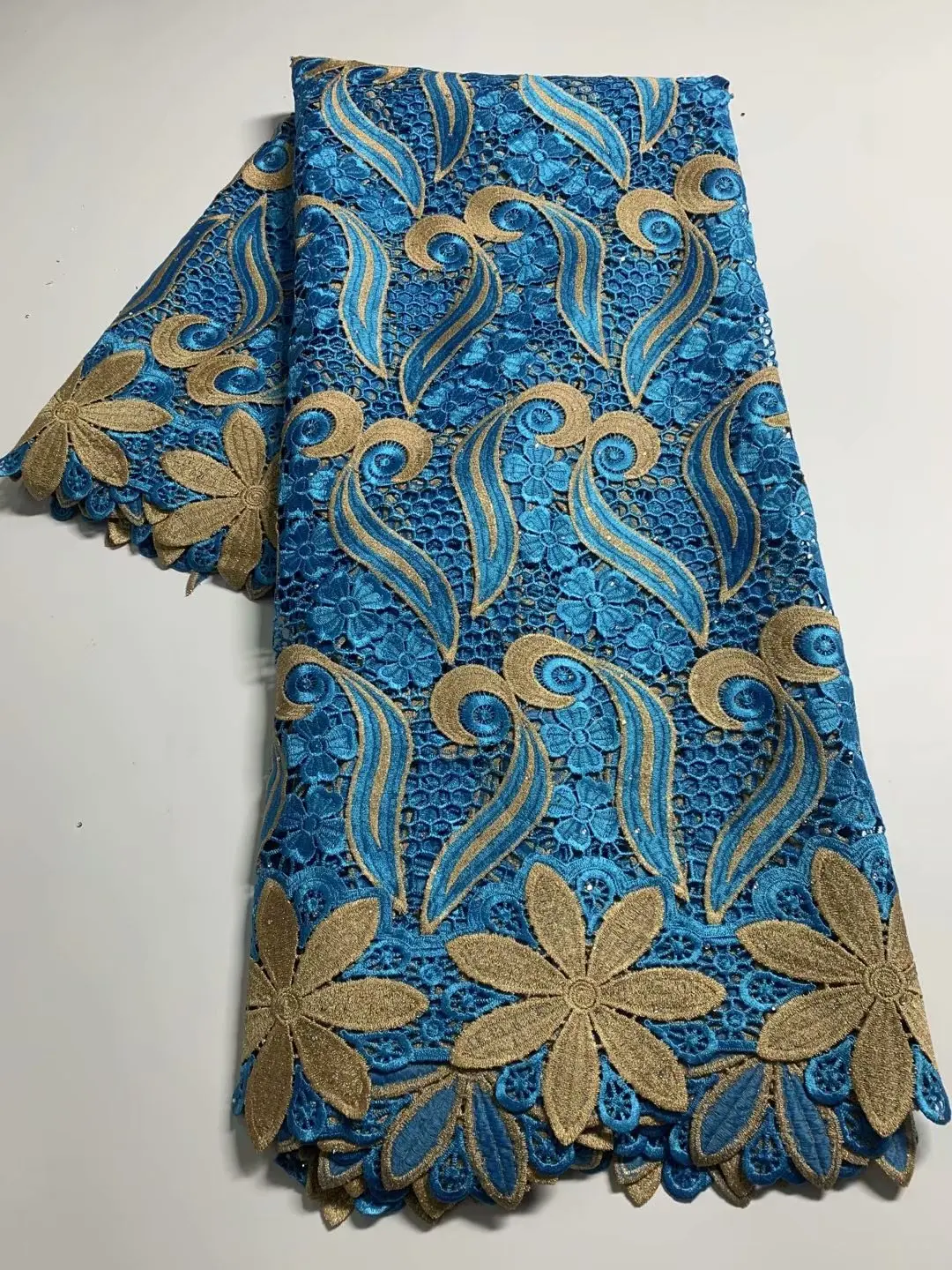 Высококачественная африканская швейцарская вуаль кружева в Швейцарии для