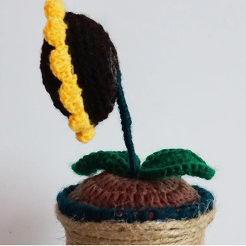 Подсолнух ручной работы детская мягкая плюшевая игрушка кукла милый спящий