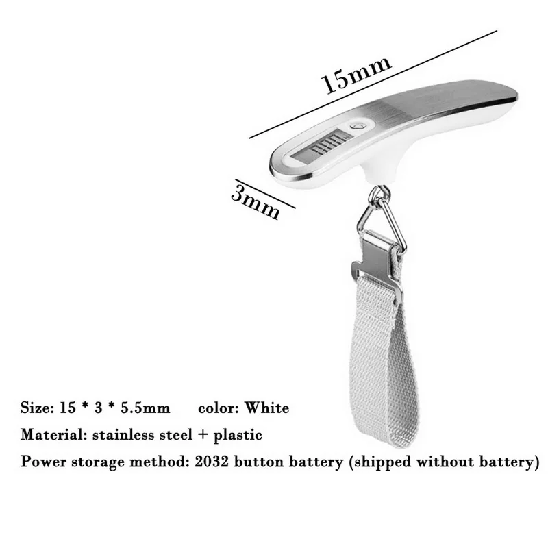 50 кг/10 г Мини цифровые весы ЖК Портативный вес багажа электронные Баланс