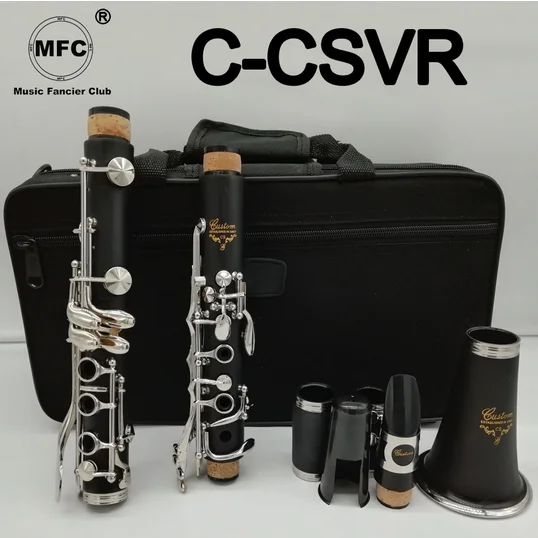 

Профессиональный кларнет MFC Bb CSVR бакелитовые кларнеты никель серебряный ключ Музыкальные инструменты Чехол мундштук