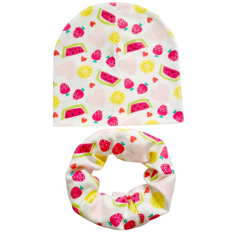 

Детская шапка, Осенняя детская шапка, шарф, мультяшный детский головной убор, Осенний одинаковый набор, теплая хлопковая шапка, шапочки, вор...