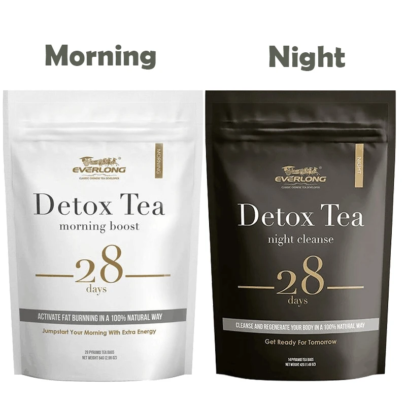 

HFU 28 Day Weight Loss Detox Drink Evening&Morning Burning Fat Colon Cleanse Flat Belly Natural Balance Accelerated Slim Product