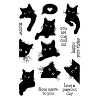 cat transparent clear silicone stampseal for diy scrapbookingphoto album decorative clear stamp