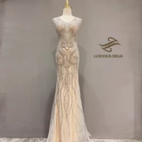 beading prom formal dress 2020new style luxurious evening dress backless