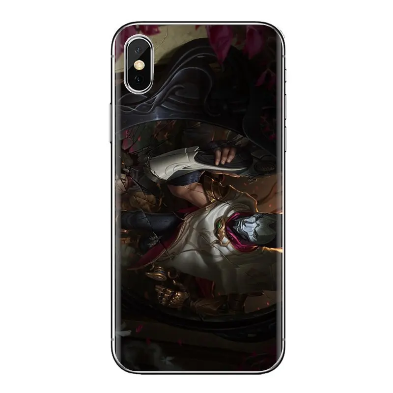 Jhin Singed League of Legends игра для Samsung Galaxy A3 A5 A7 A9 A8 Star A6 Plus 2018 2015 2016 2017 TPU Прозрачный чехол |