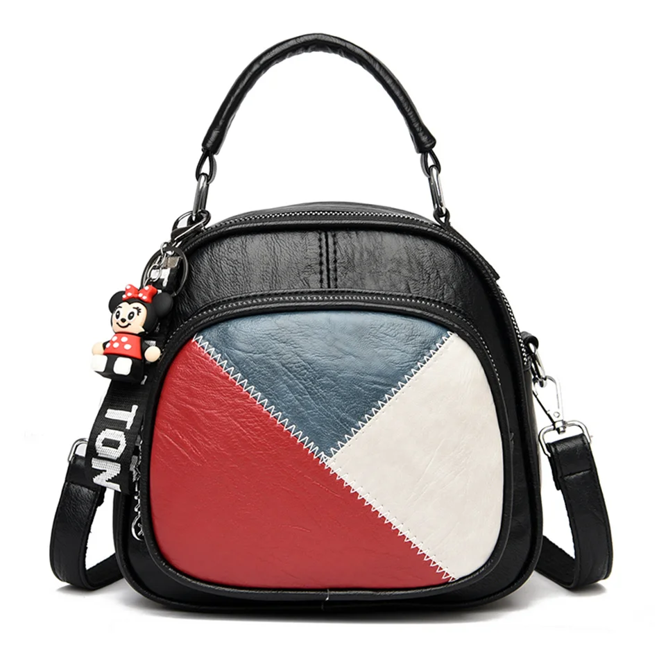 

Многофункциональный женский рюкзак, школьный ранец для девочек, кожаные сумки через плечо для женщин, маленький дорожный мешок