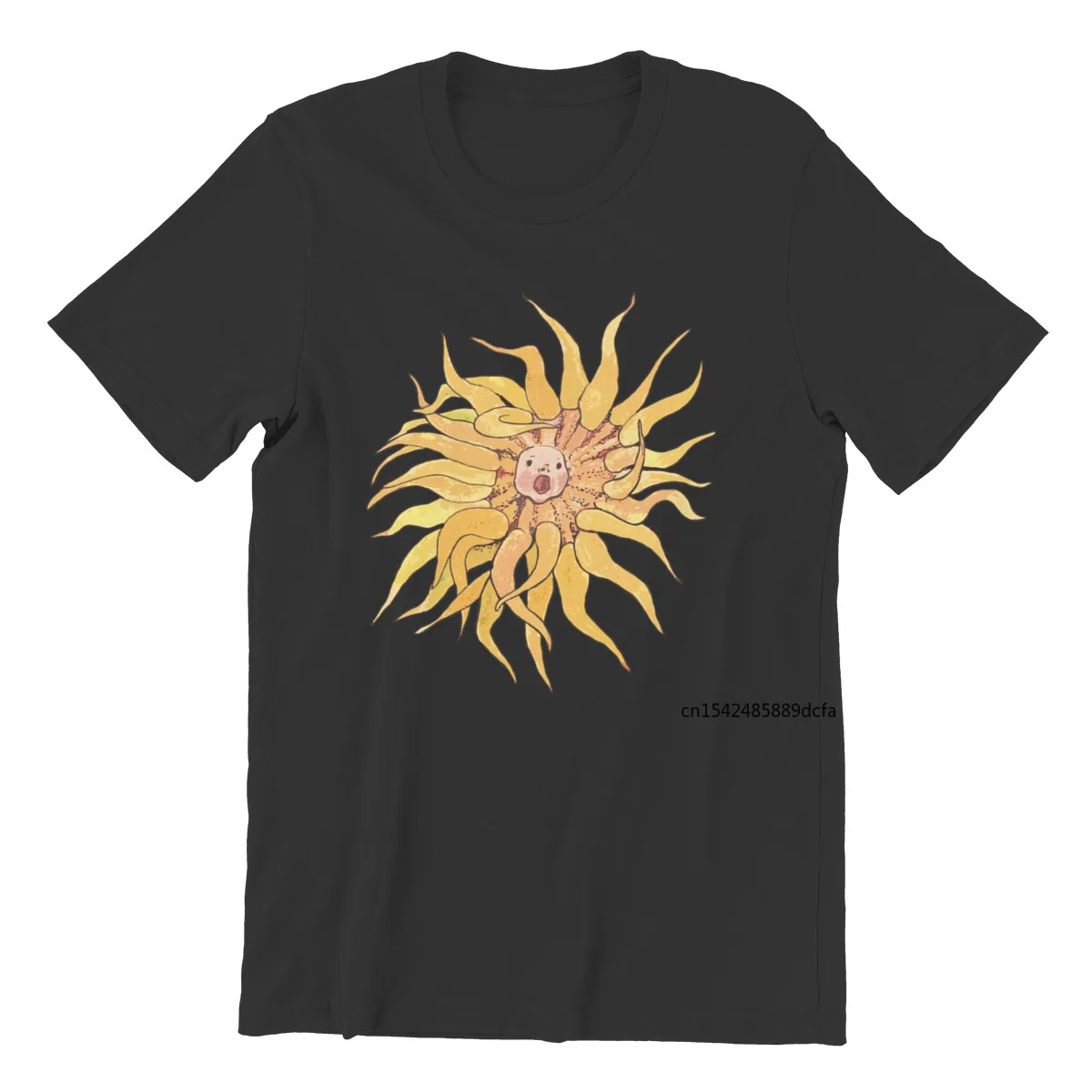 

Women's T-shirt Sea Anemone Baby Face Actinia Print Custom Fashion T-shirts
