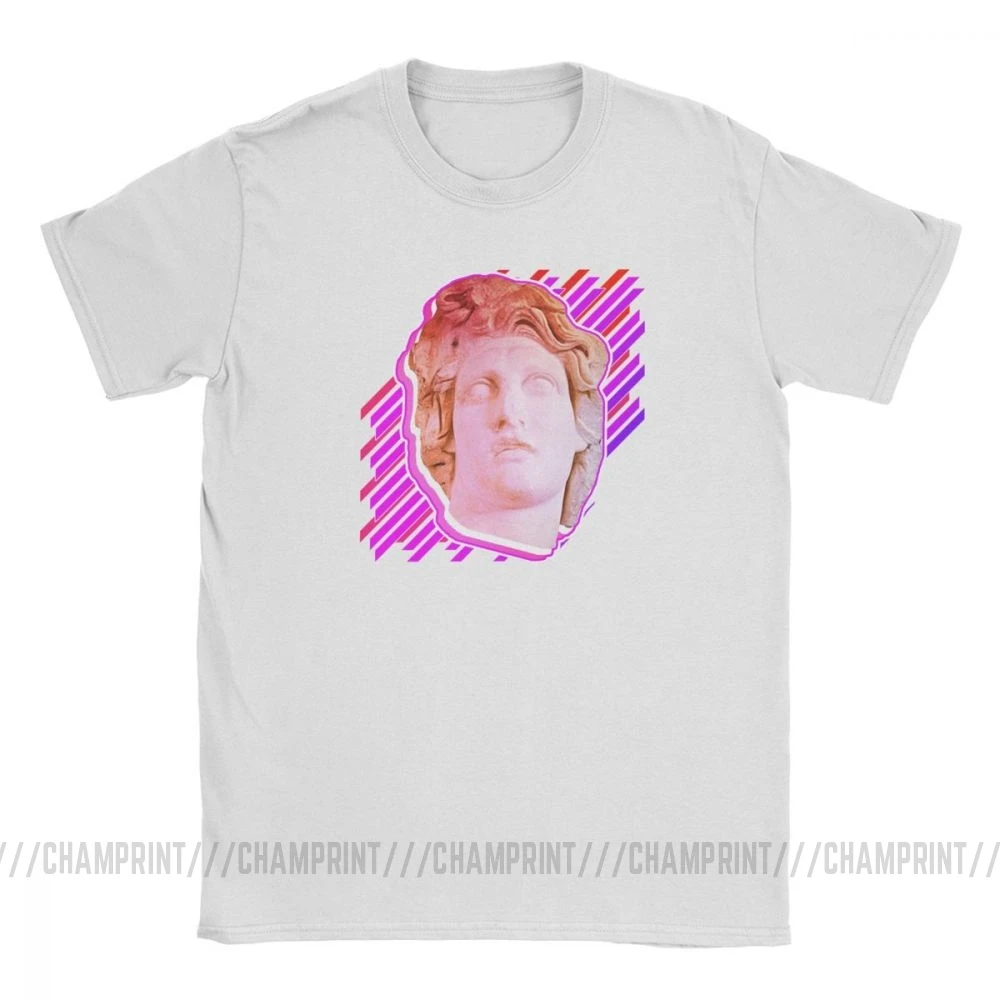 Мужская футболка с коротким рукавом Vaporwave 80 s винтажные футболки круглым вырезом