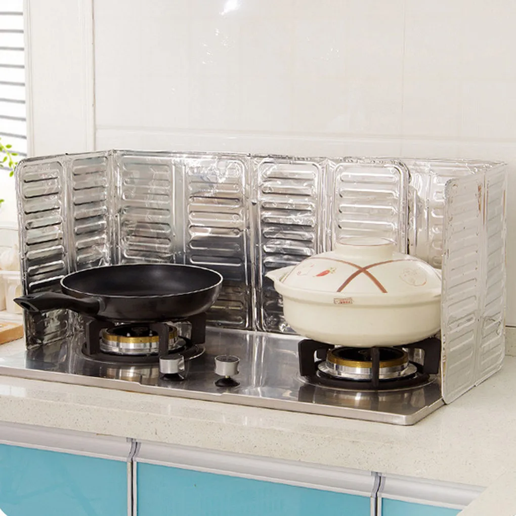 

Kitchen Accessories Cooking Frying Pan Oil Splash Screen Cover Anti Splatter Shield Guard Oil Divider Best Price Foil Splatter