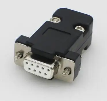 10 шт./лот DB9 shell последовательная головка разъема пластиковая оболочка RS232