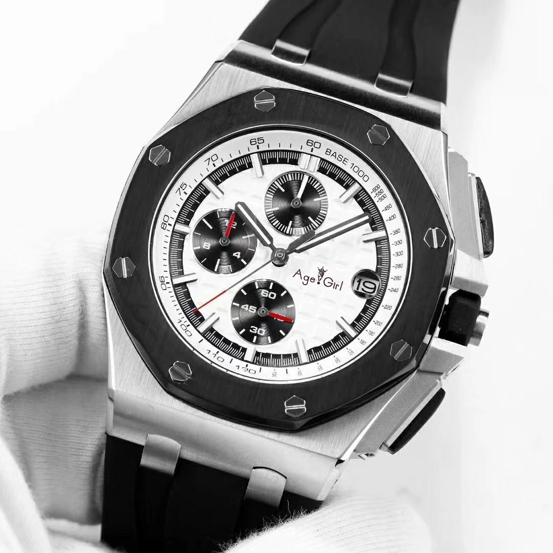 12 Роскошные брендовые новые кварцевые ChronographSports мужские часы секундомер Lebron James модные сапфировые часы со стразами черные резиновые AAA - Цвет: 12