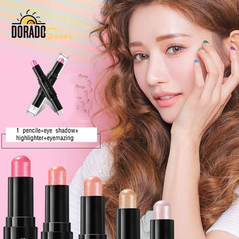 DORADOSUN Водостойкий карандаш для теней век блестящий косметический Хайлайтер