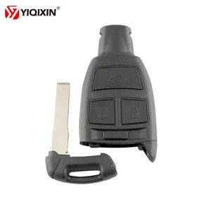 YIQIXIN высокое качество 3 кнопки смарт-карты дистанционного ключа автомобиля оболочки для Fiat Croma Punto ключ чехол Замена с SIP22 Аварийный ключ