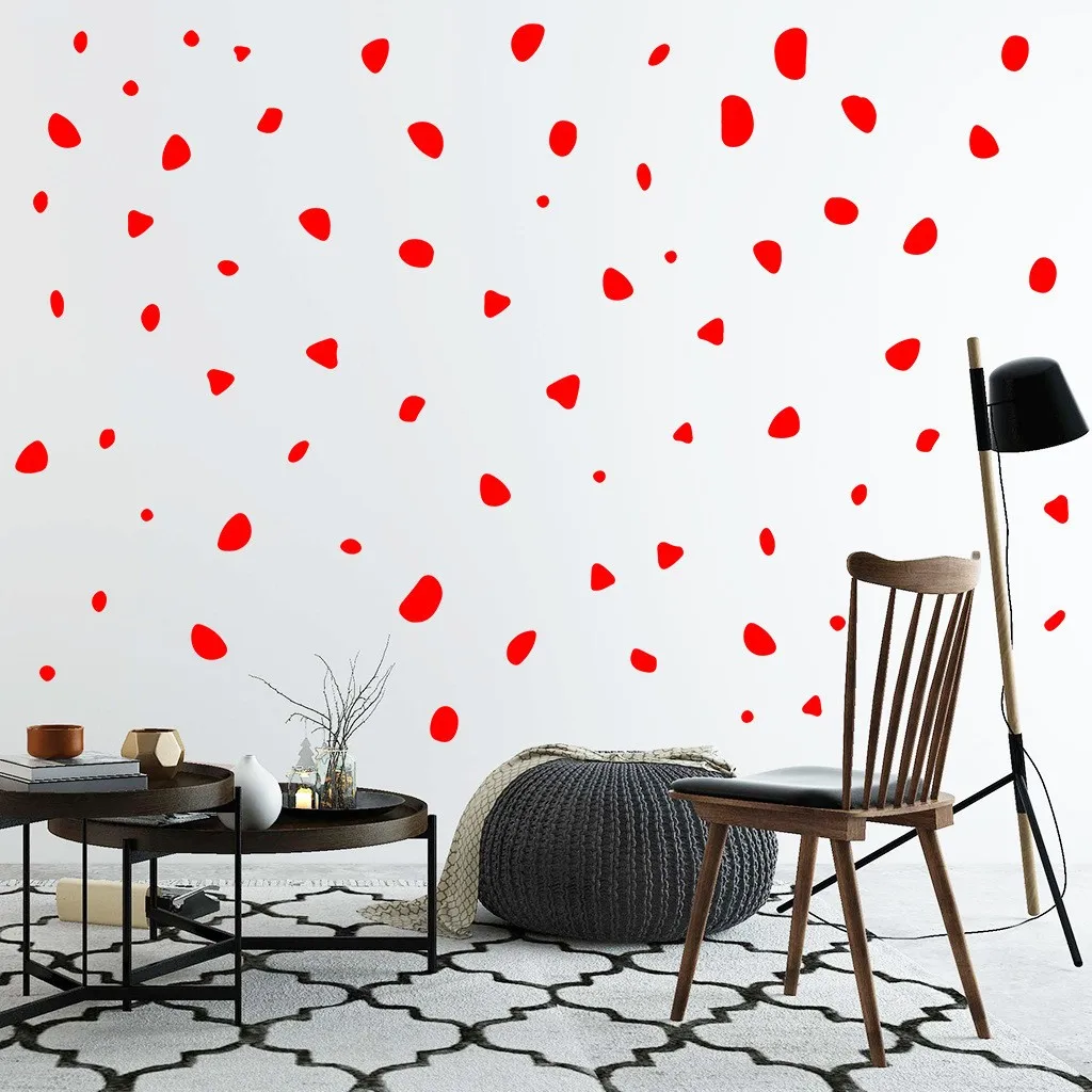 MINI Hand Drawn Speckle Wall Decals Nursery Decor Modern Irregular Spots Vinyl Art Sticker Home Baby Room Decoration Z0604 | Дом и сад