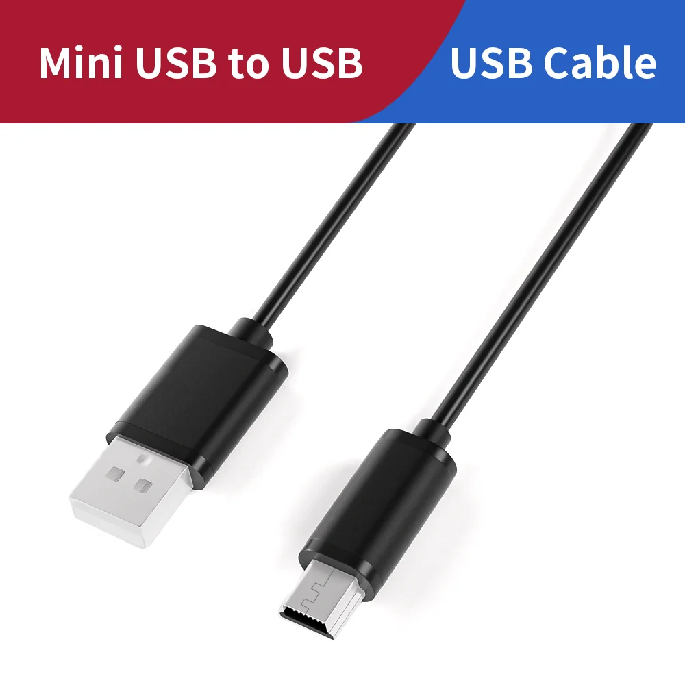 Фото Мини USB кабель быстрое зарядное устройство 5Pin шнур для камеры - купить