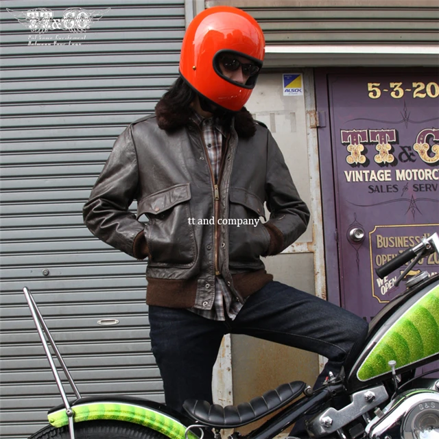 tt& co casco moto винтажный мотоциклетный шлем ECE Сертификация бренд стекловолокно Ретро мото rbike полный шлем