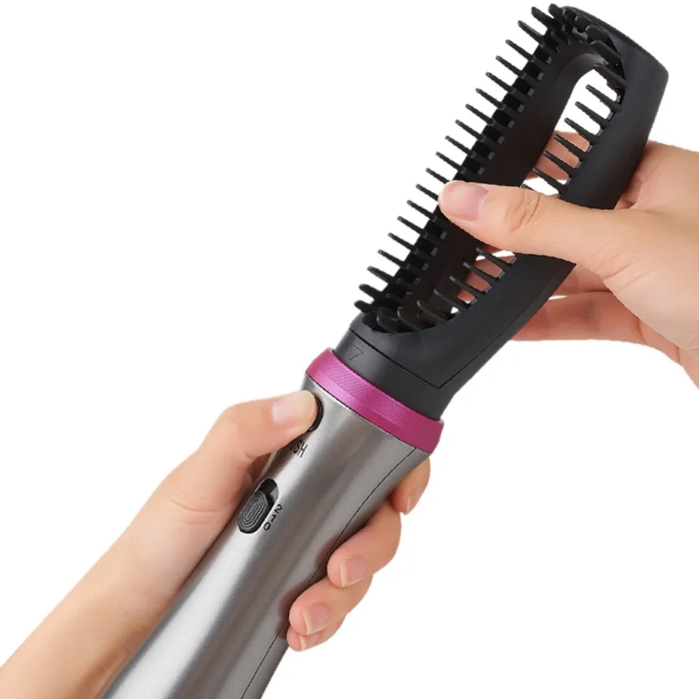 5 в 1 многофункциональный фен Volumizer щеточный валик вращается Styler гребень для укладки выпрямления волос щипцы для завивки влажное сухое использование