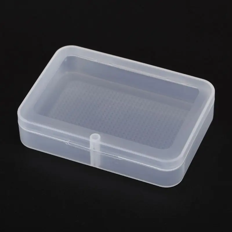 

2pcs Transparent Card Holders Plastic Box Poker Card Storage Box Element Packing