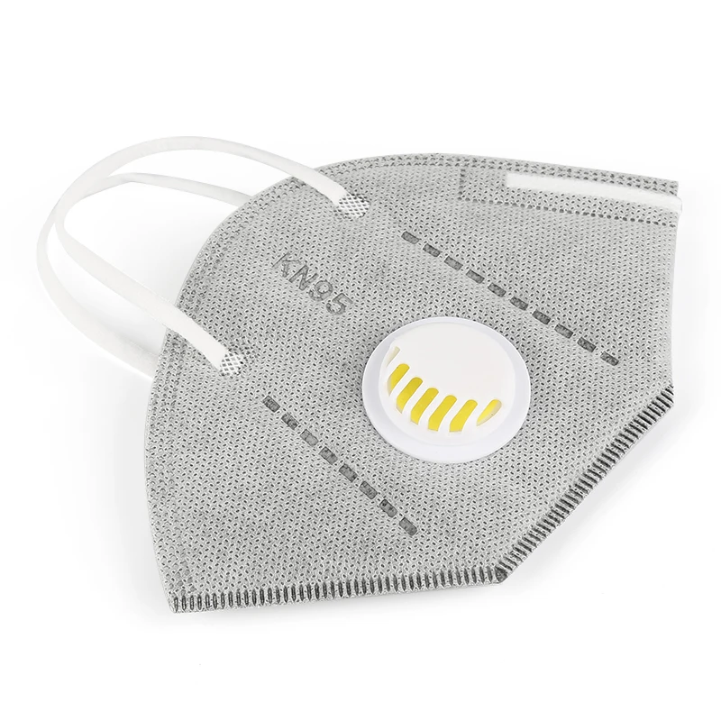 Gray Valve ffp3 mask kn95 Mask 5 Layers Protection Masks Filtration Mouth Cover Anti Dust Pollution ffp2 | Красота и здоровье