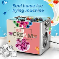 ice cream machine portable electric fryer stainless steel bottom non slip ice cream roll fried ice cream roll machine