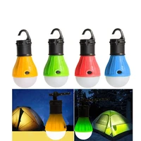 4 colors lightweight rv outdoor mini camping lamp environmental ball light bulb tent accessories 3 leds hanging hiking lights