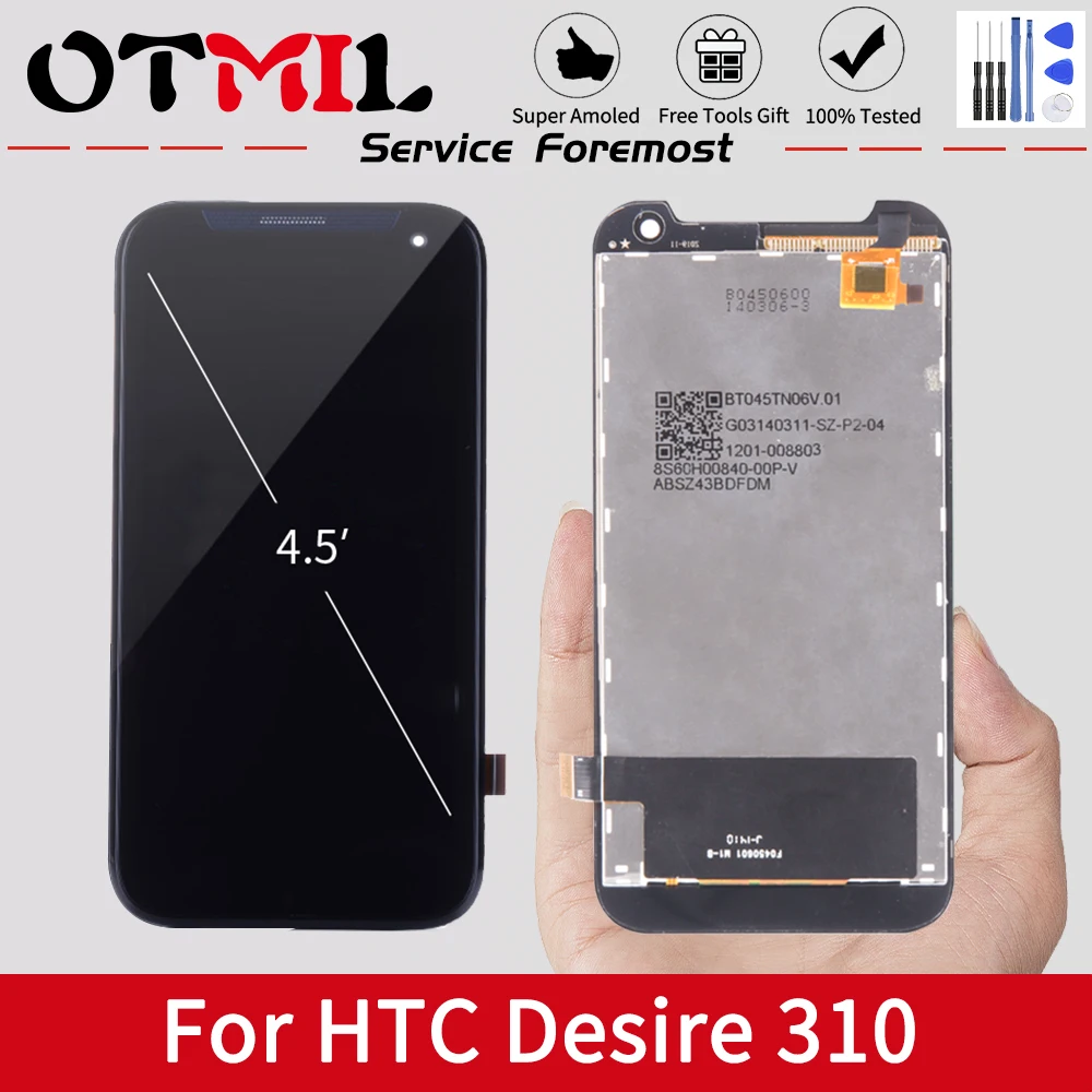 ЖК-дисплей OTMIL 4 5 &quotдля HTC Desire 310 сенсорный экран с рамкой и дигитайзером в сборе
