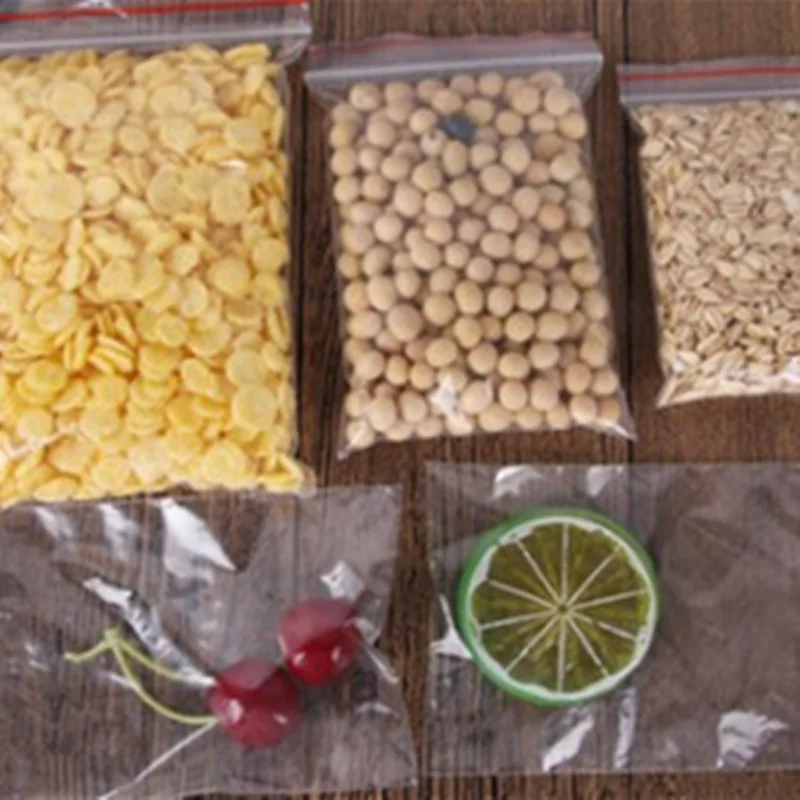 Конфеты маленькие ювелирные изделия Ziplock пакеты еда свежий прозрачный клей OPP
