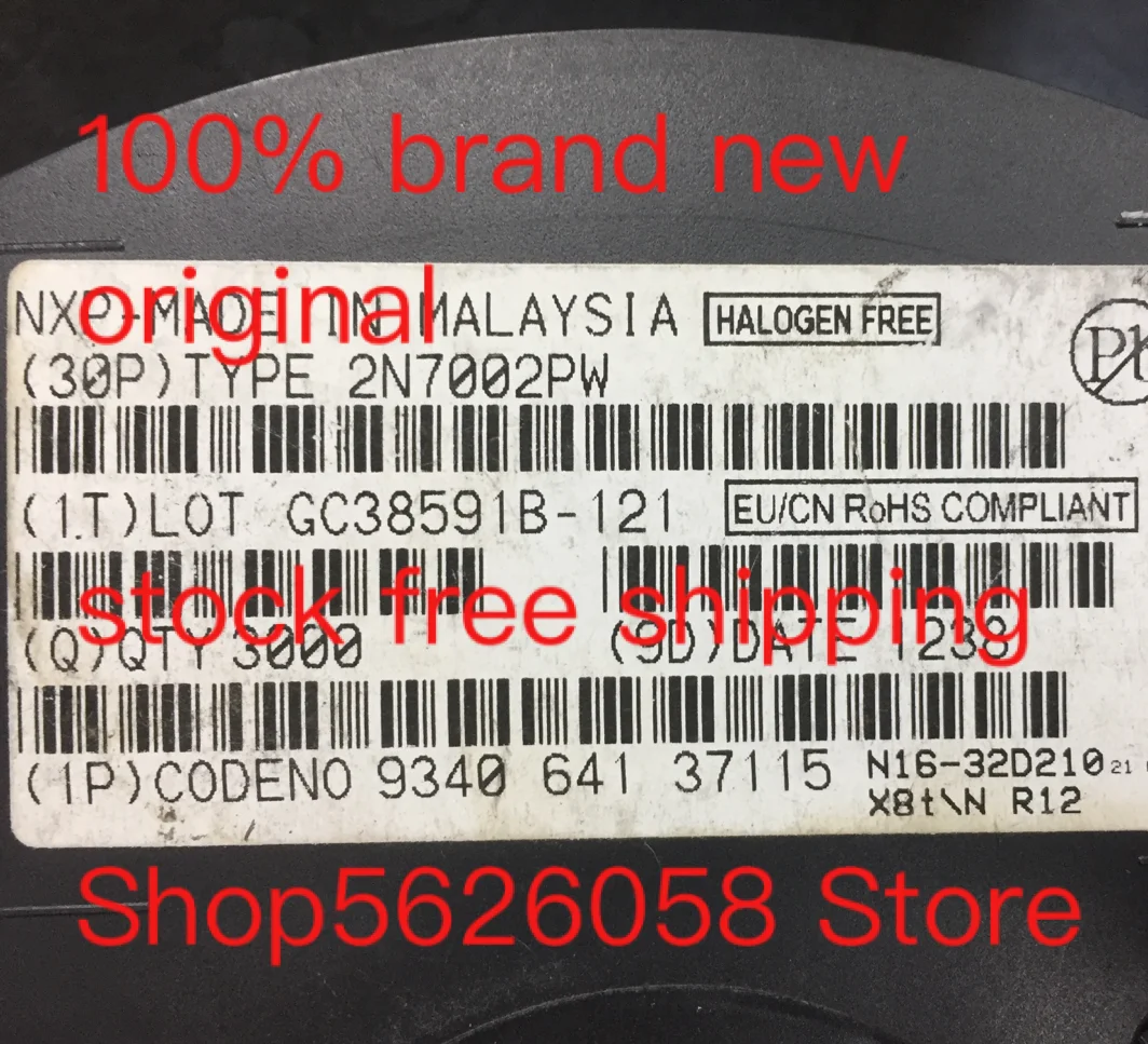 2N7002PW SOT323 100% новый оригинальный Бесплатная доставка 10 шт 100 шт./лот в наличии|Умные