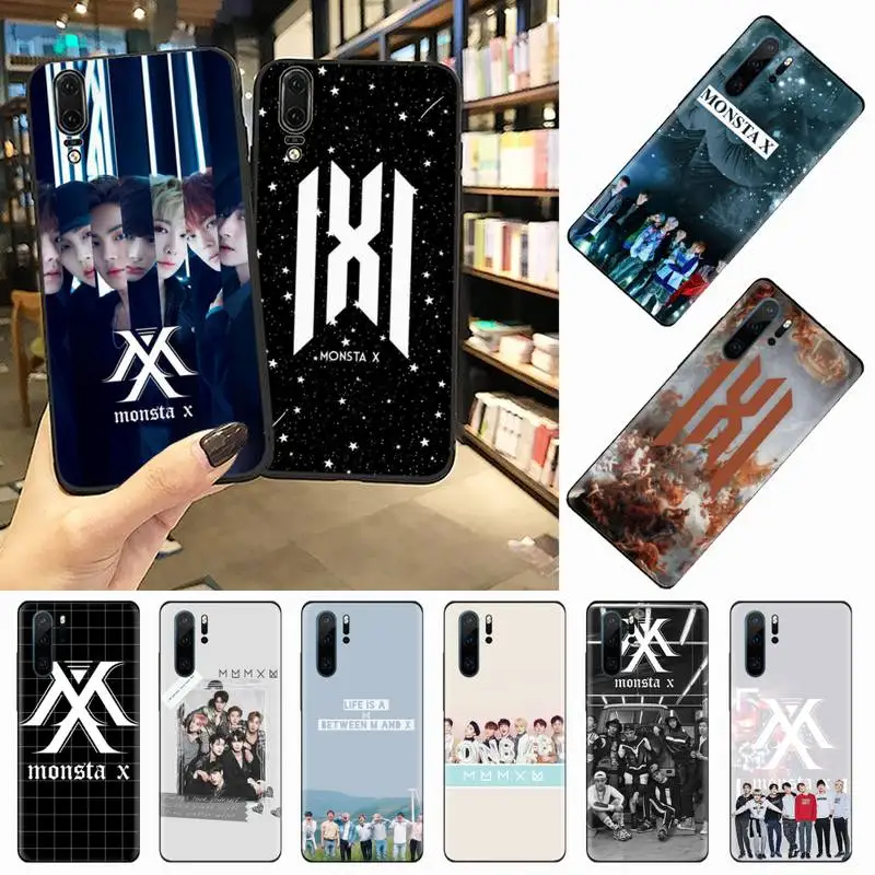 

Monsta x kpop boys group Phone Case For Huawei honor Mate 10 20 30 40 i 9 8 pro x Lite P smart 2019 nova 5t