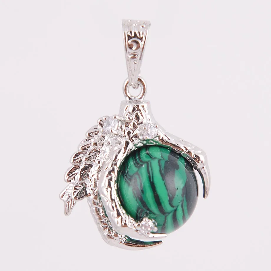 Дракон из натурального камня подвески в форме лап/когтей для ожерелье розового