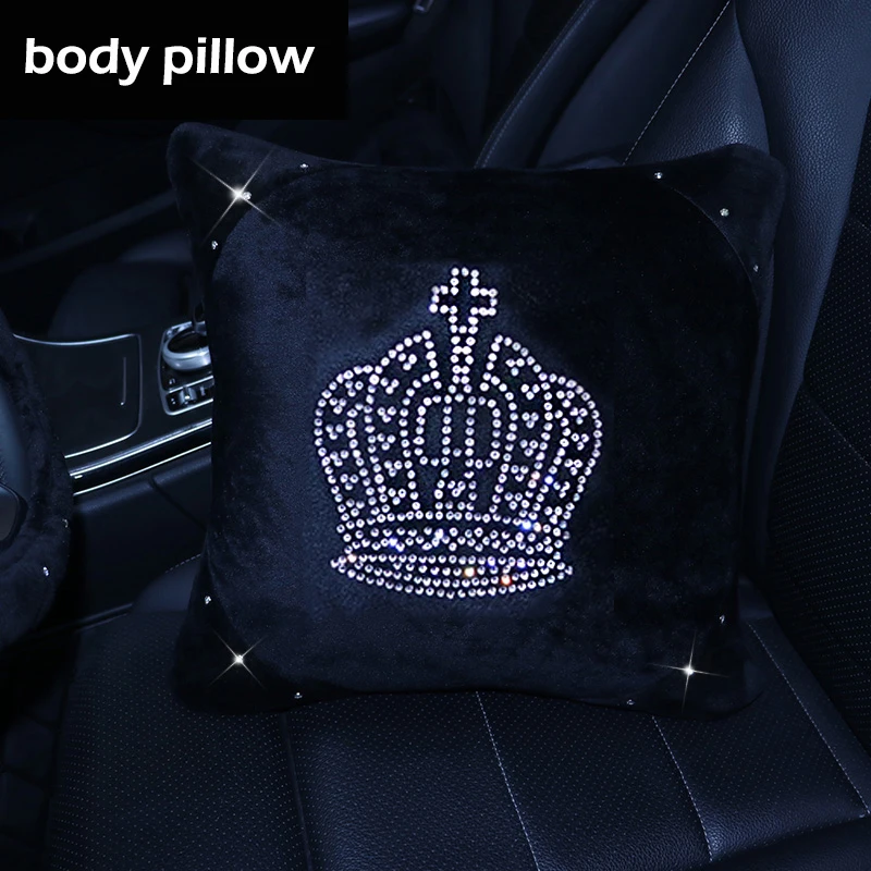 Подушка для шеи Bling Crown розовая подушка автомобильного сиденья головы
