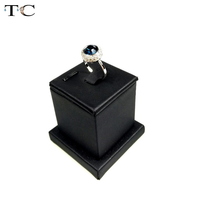 2 шт./Лот витрина для ювелирных изделий стойка держатель колец белые и черные