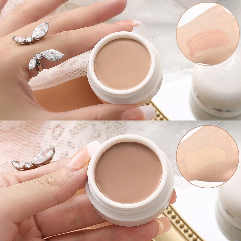 Concealer Foundation Cream Waterproof Long Lasting Deep Complexion Dark Circles Acne Marks Cover Spots Moisturize Face Makeup | Красота и