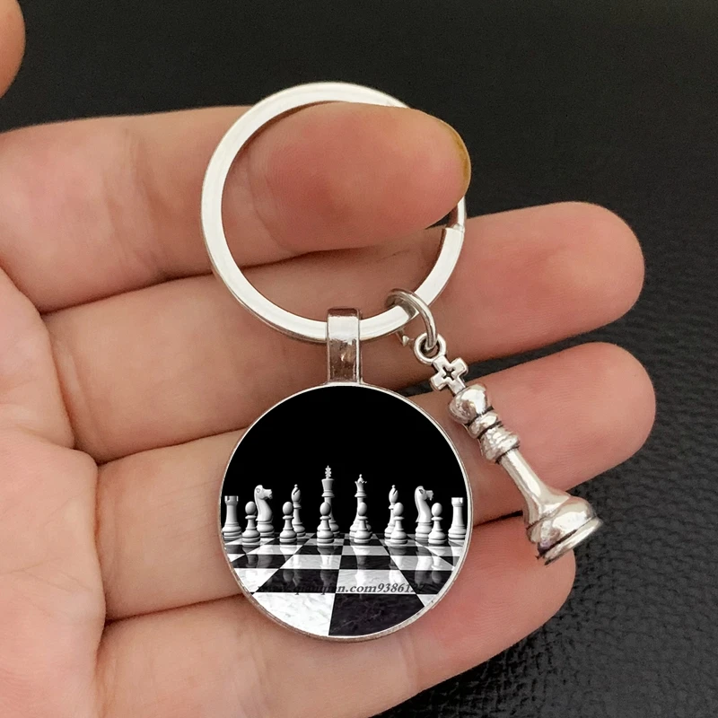 Новинкашахматный брелок шахматная доска стеклянный купол Подвеска автомобильный брелок кольцо шахматы подарок любимым (art.: 3920b7d10b6bd) - 3920b7d10b6bd