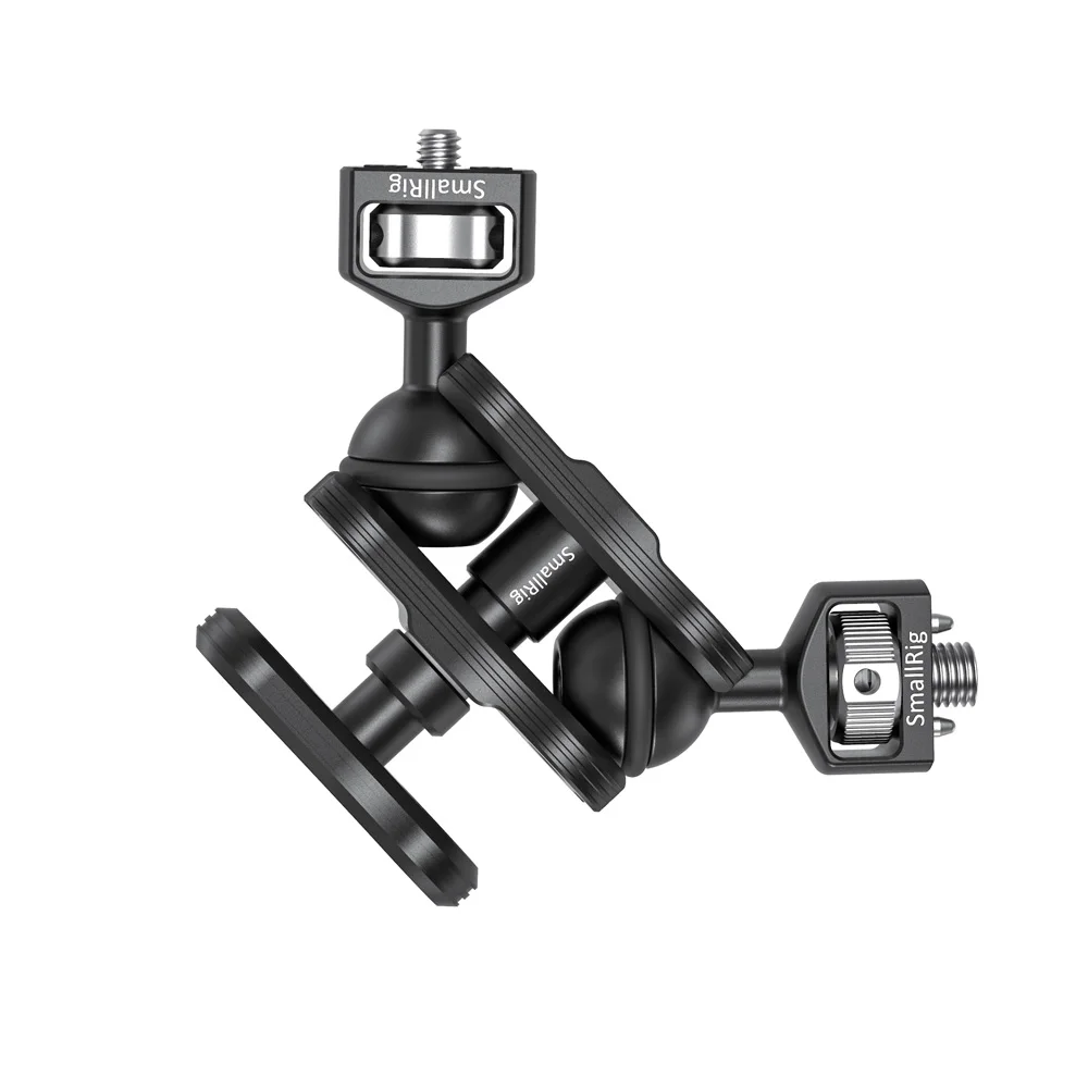 SmallRig двойная DSLR камера Волшебная рукоятка с двойными шариковыми головками(Arri локационные штыри и 1/" винт) для поддержки монитора 2115