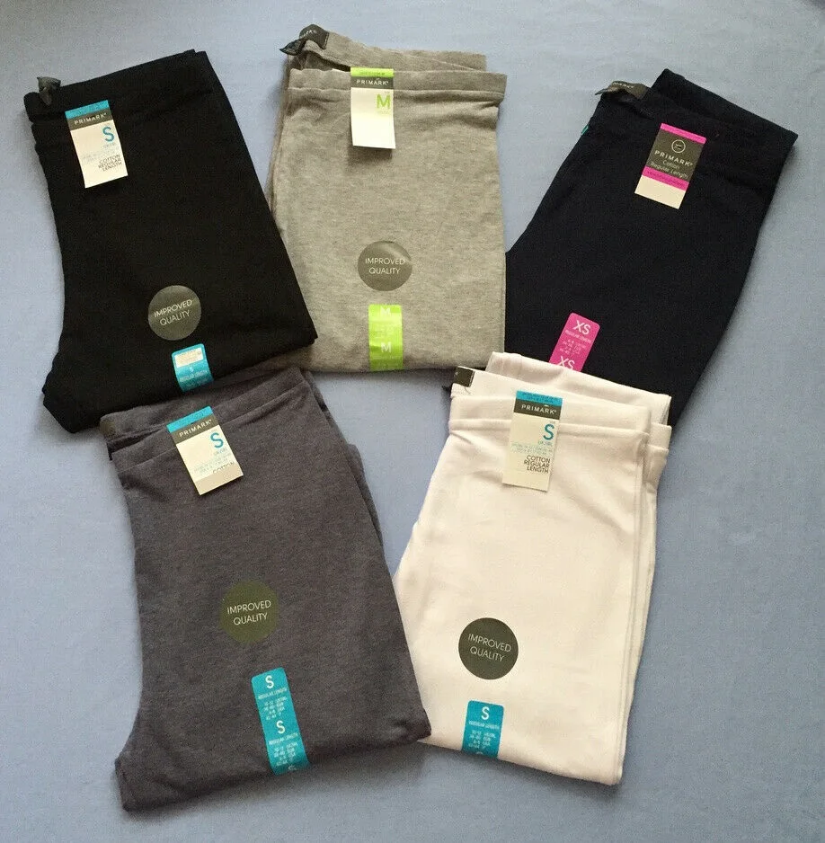 PRIMARK LADIES NEW IMPROVED QUALITY BLACK NAVY GREY LEGGINGS SIZES 6-24 BNWT
PRIMARK LADIES NEW IMPROVED QUALITY BLACK NAVY GREY LEGGINGS SIZES 6-24 BNWT