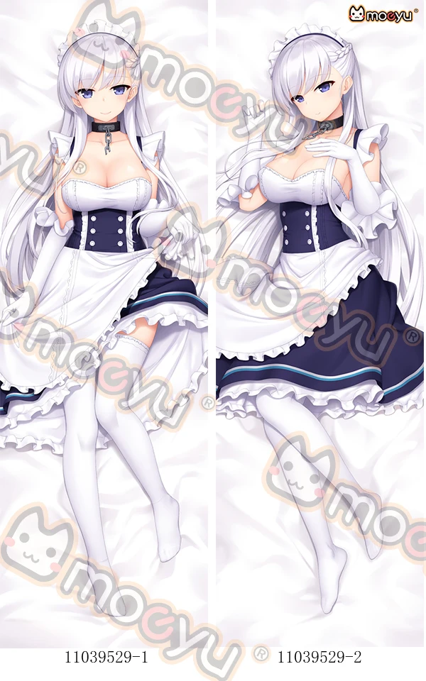 Чехол для подушки с аниме Азур Лейн хмс Белфаст Обнимание тела чехол