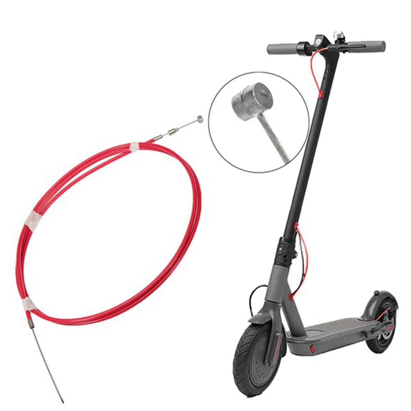 Комплект тормозного рычага с диском и кабелем для замены деталей электросамоката Xiaomi Mijia M365 (110 мм M365).