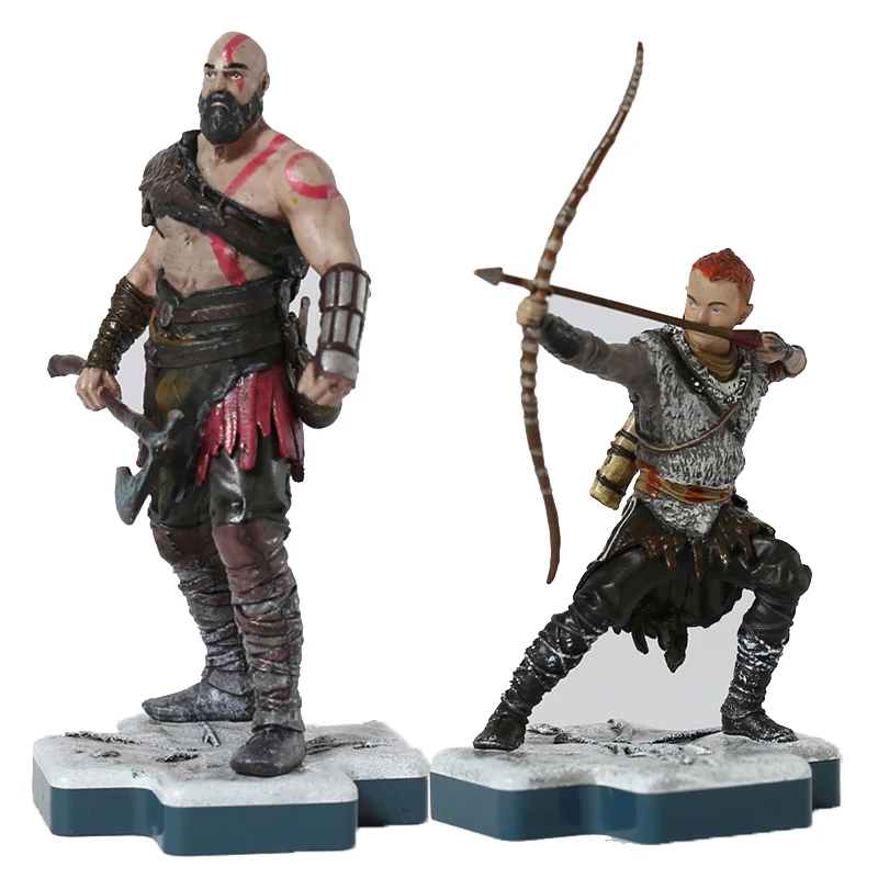 

Rare Collectors First Edition Kratos Atreus God Of War Totaku Sealed Figurine