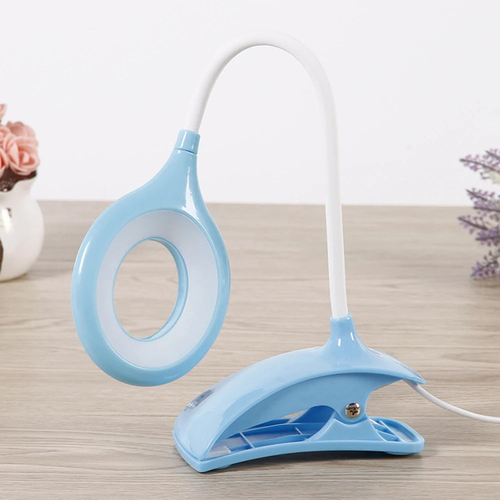 Светодиодный Настольные лампы на зажиме на Настольная лампа с питанием от USB 360 градусов Регулируемый без мерцания Компьютер лампы для Спальня поддержка прямой доставки