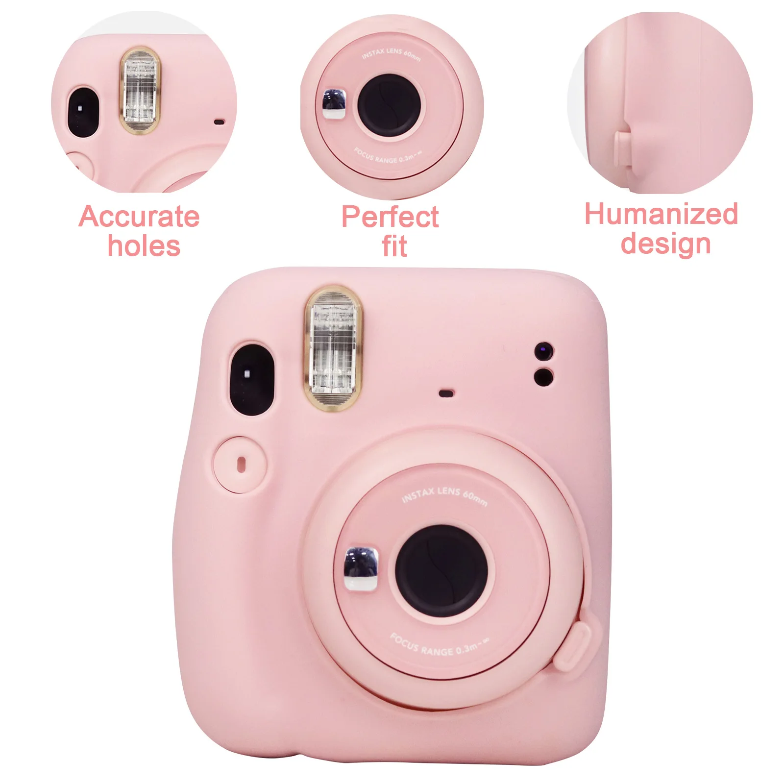 

Cute PU Leather Bag Protect Case Cover Shell with Shoulder Strap for Fujifilm Instax Mini 11 Instant Film Camera